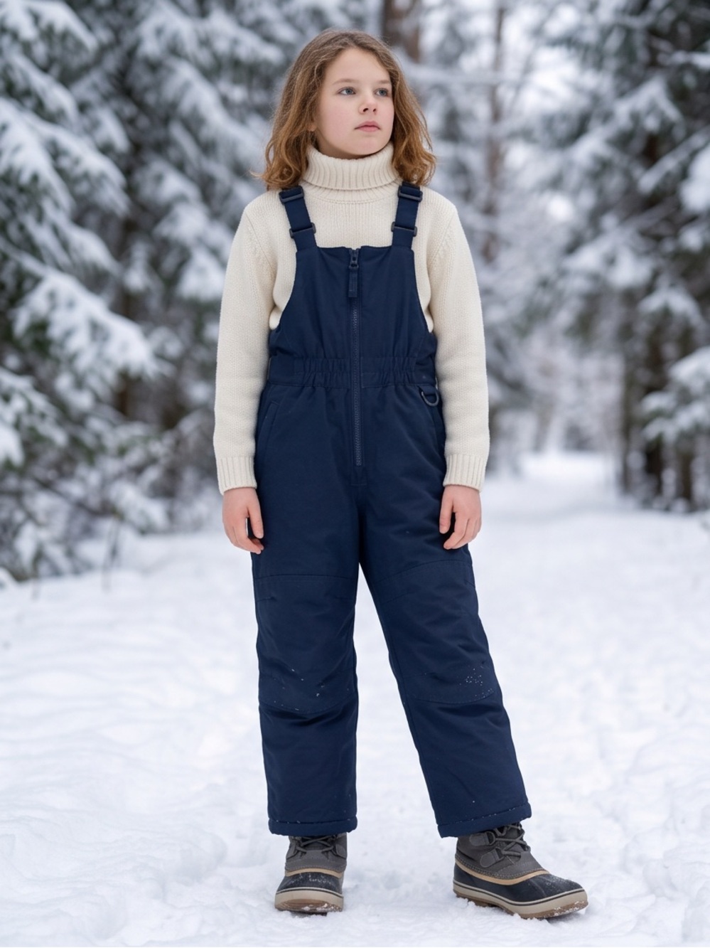 Amazon Essentials Navy Kids Snow Bib Overalls